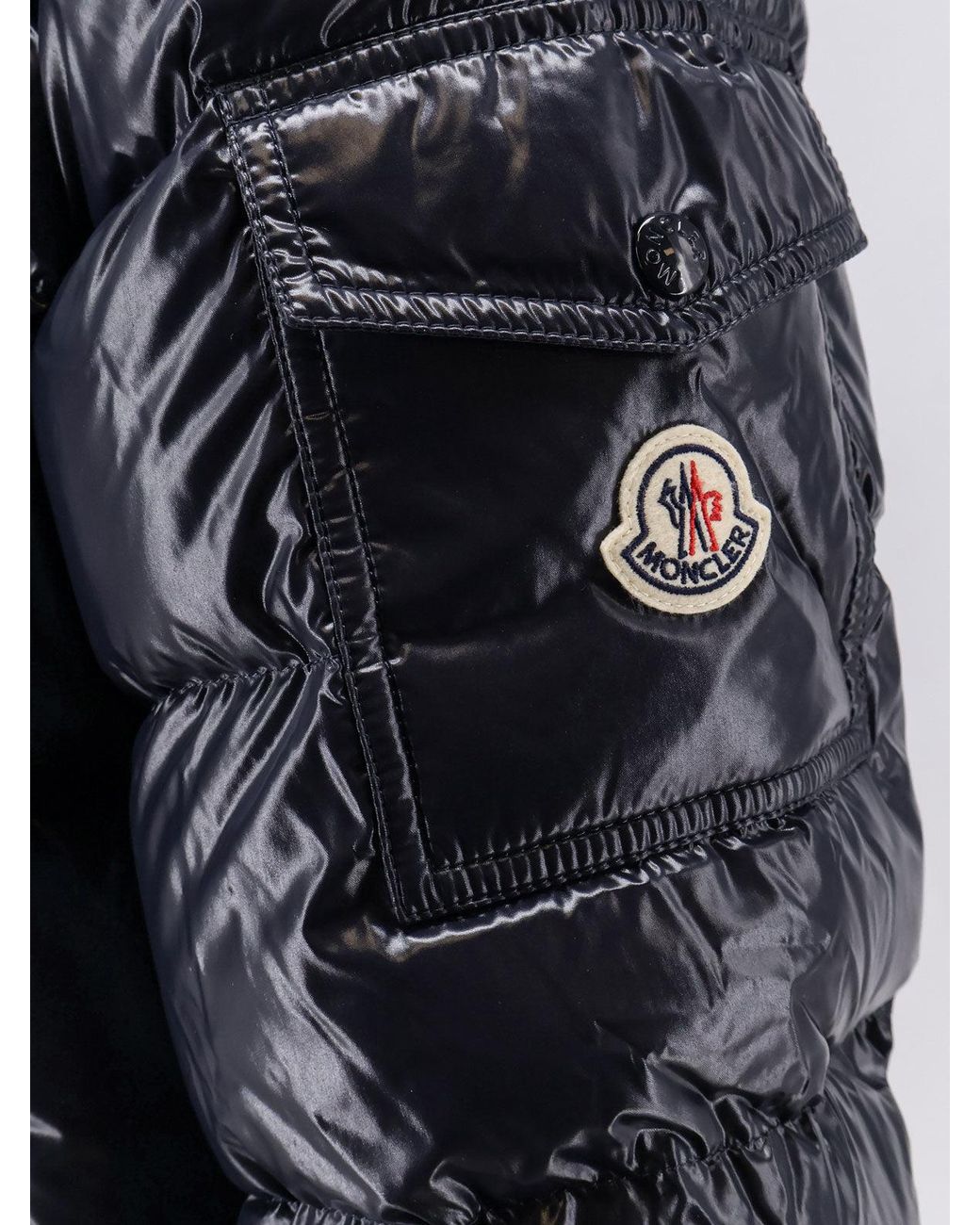 Moncler Blue Maya Recycled Materials Down Jacket for men