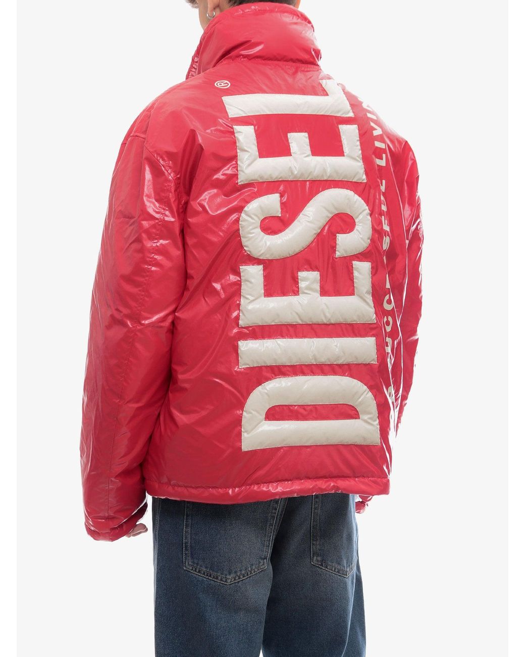 DIESEL Jacket in Red for Men Lyst