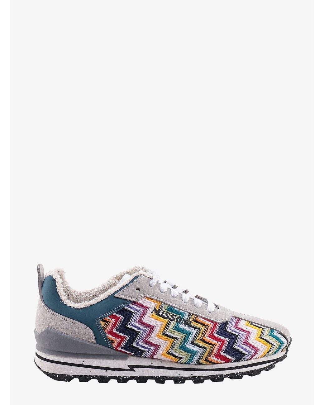 Missoni Lace-up Sneakers in White for Men | Lyst