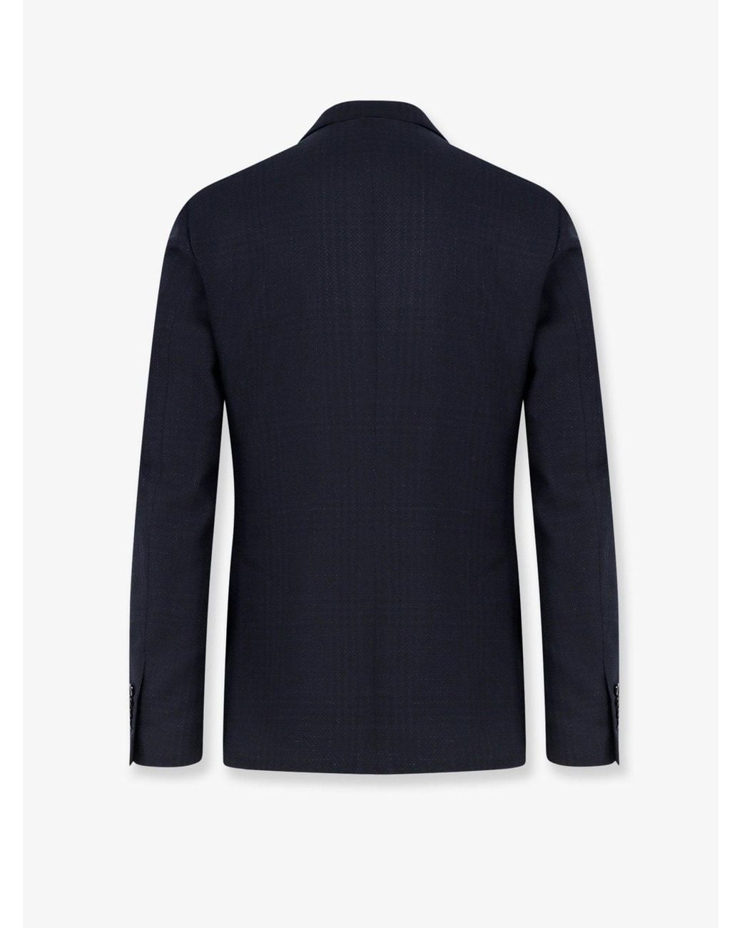 Lardini Blue Prince Of Wales Wool Blazer for men