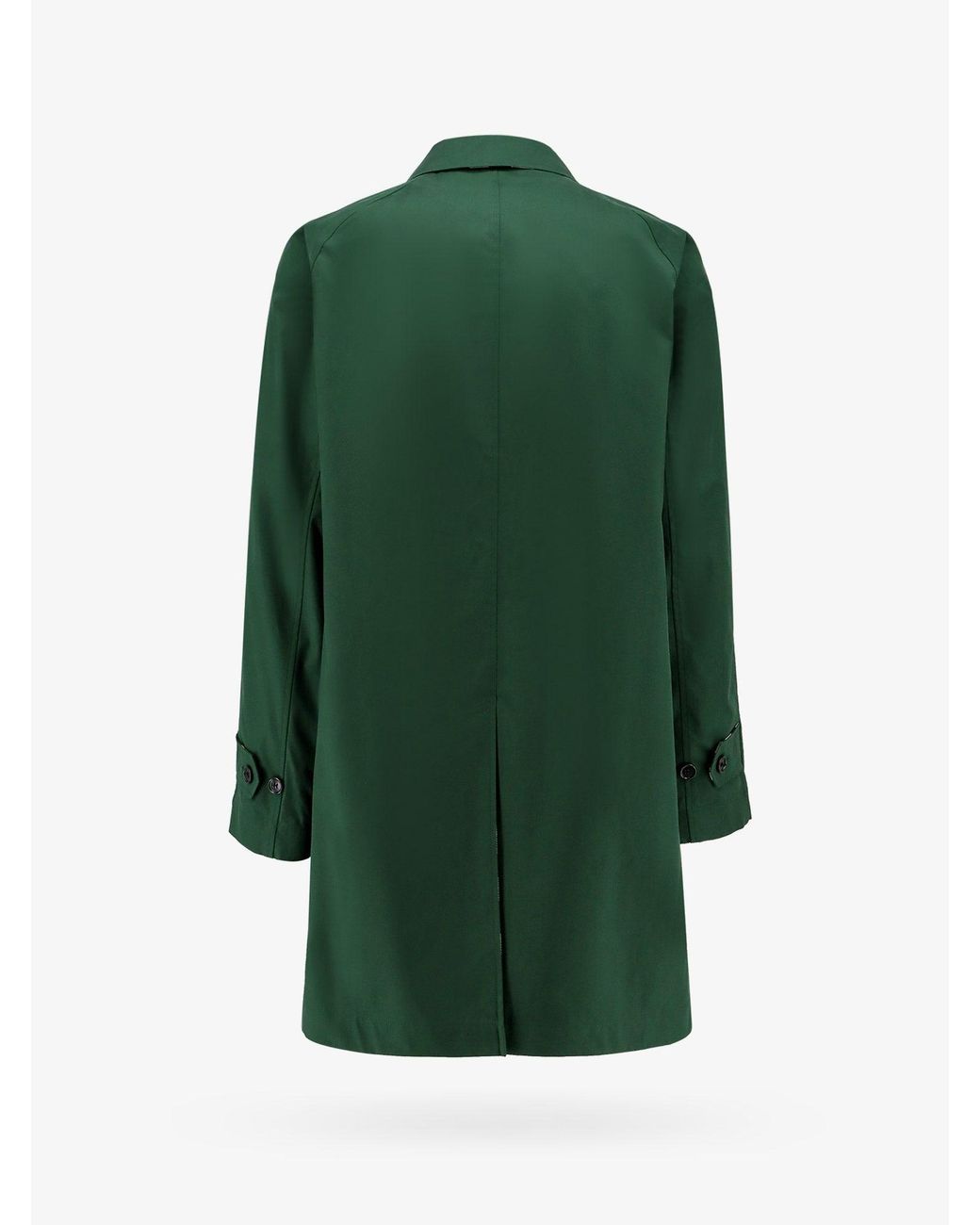 Burberry Green Ered Reversible Checkered Gabardine Midi for men