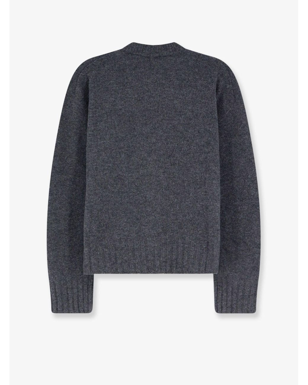 Alysi Blue Merino Wool And Cashmere Blend Sweater