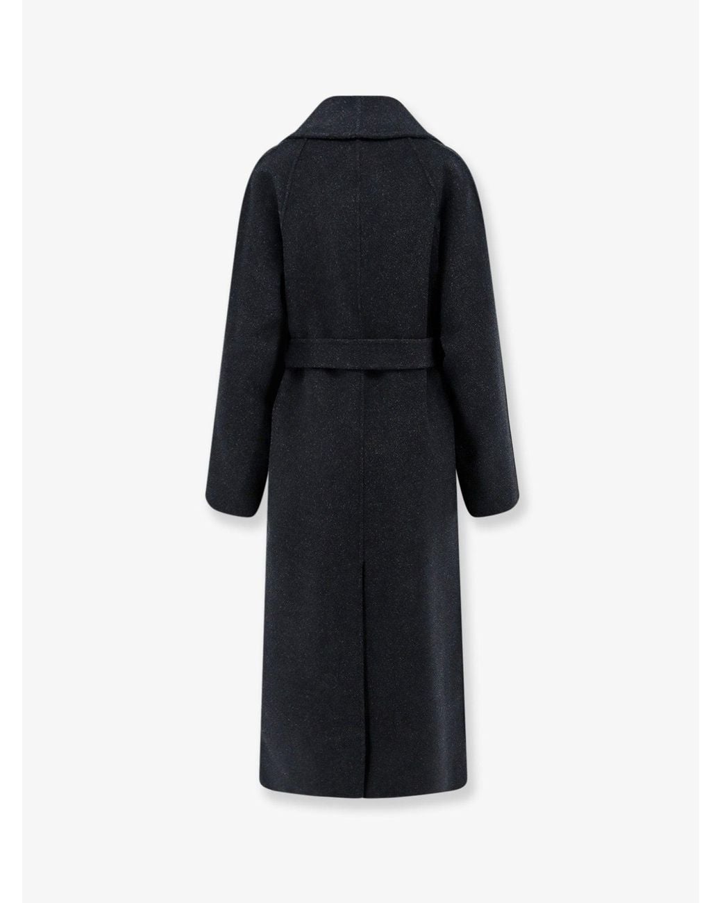Hevò Black Alliste Wool Coat