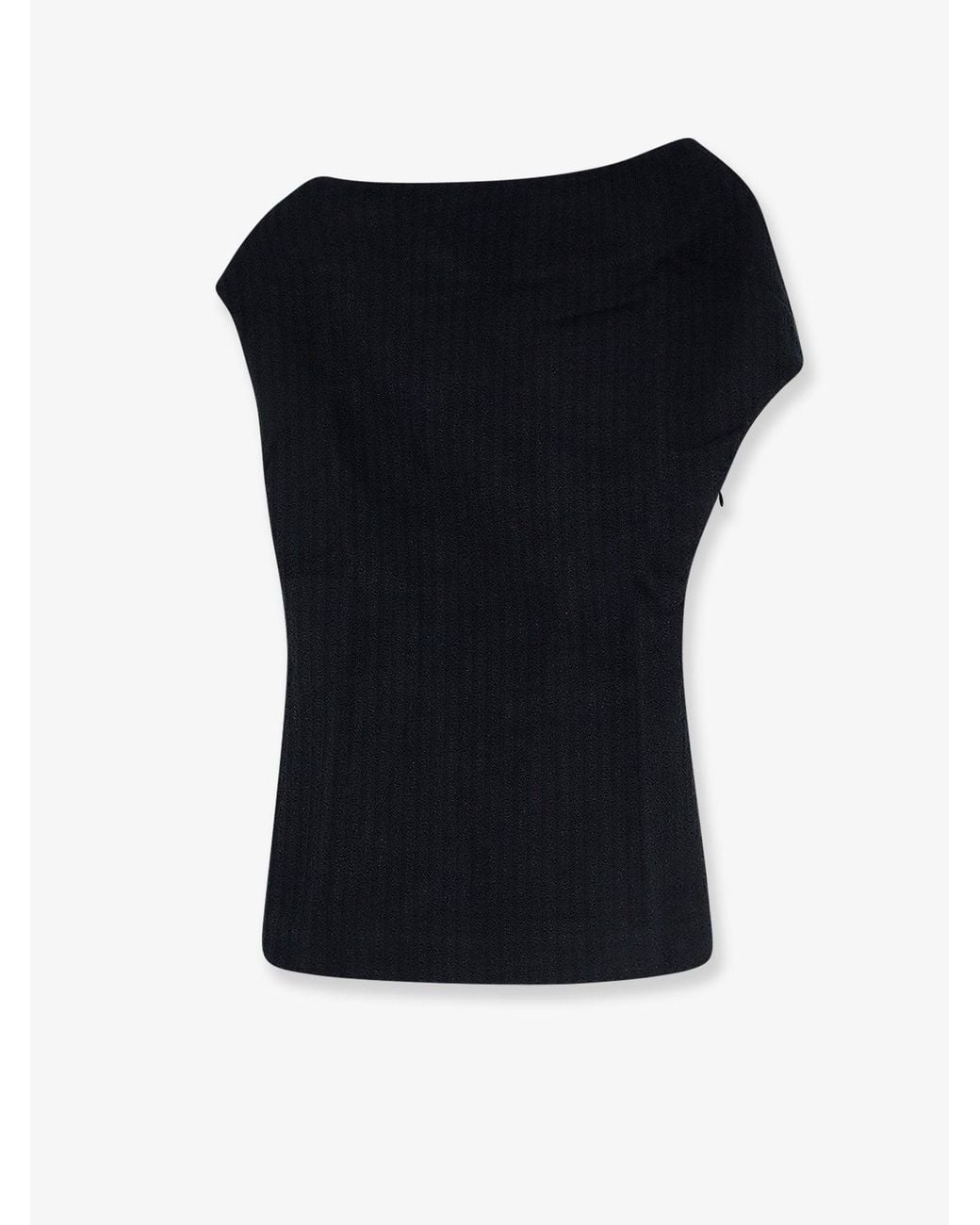 Totême Black Organic Cotton Top