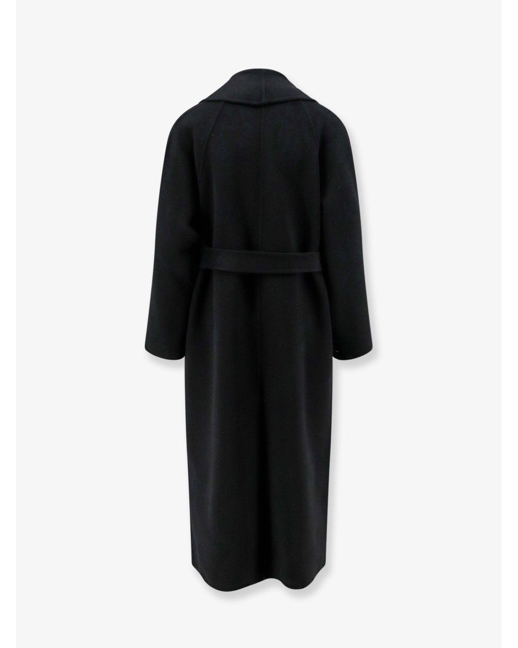 Hevò Black Alliste Wool Coat