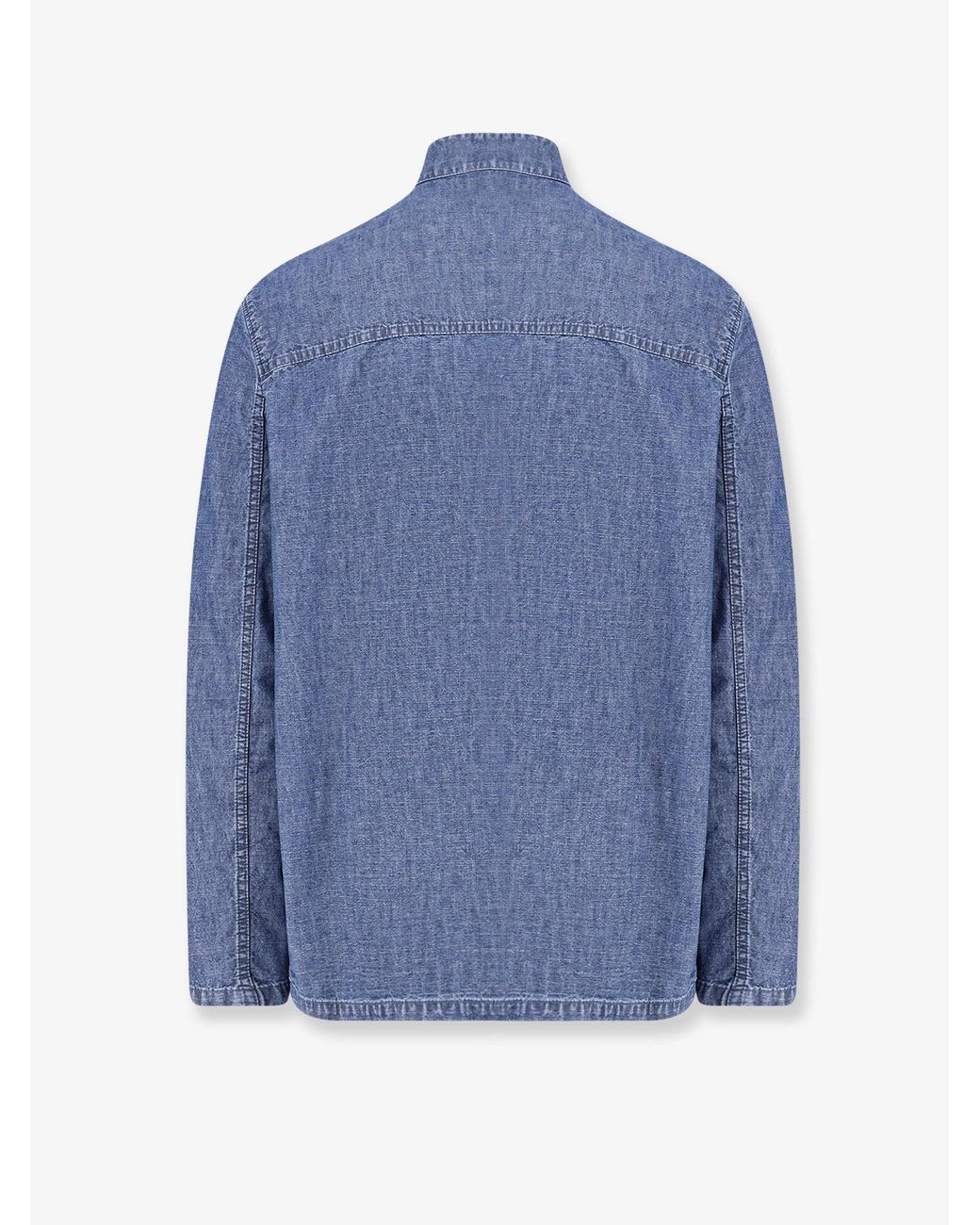 Valentino Blue Denim Sahariana Jacket for men