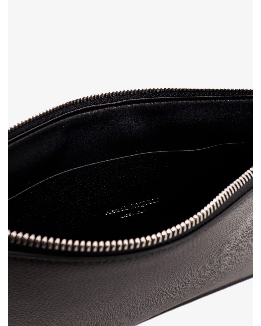 McQueen Black Clutch for men