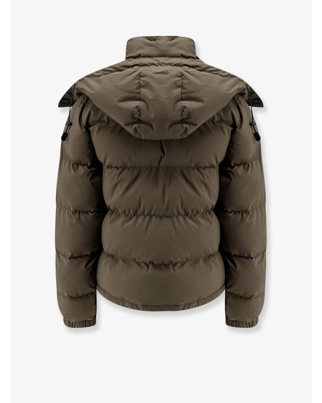 Aspesi Green Water-Repellent Stretch Cotton And Nylon Blend Duvoncella Down Jacket
