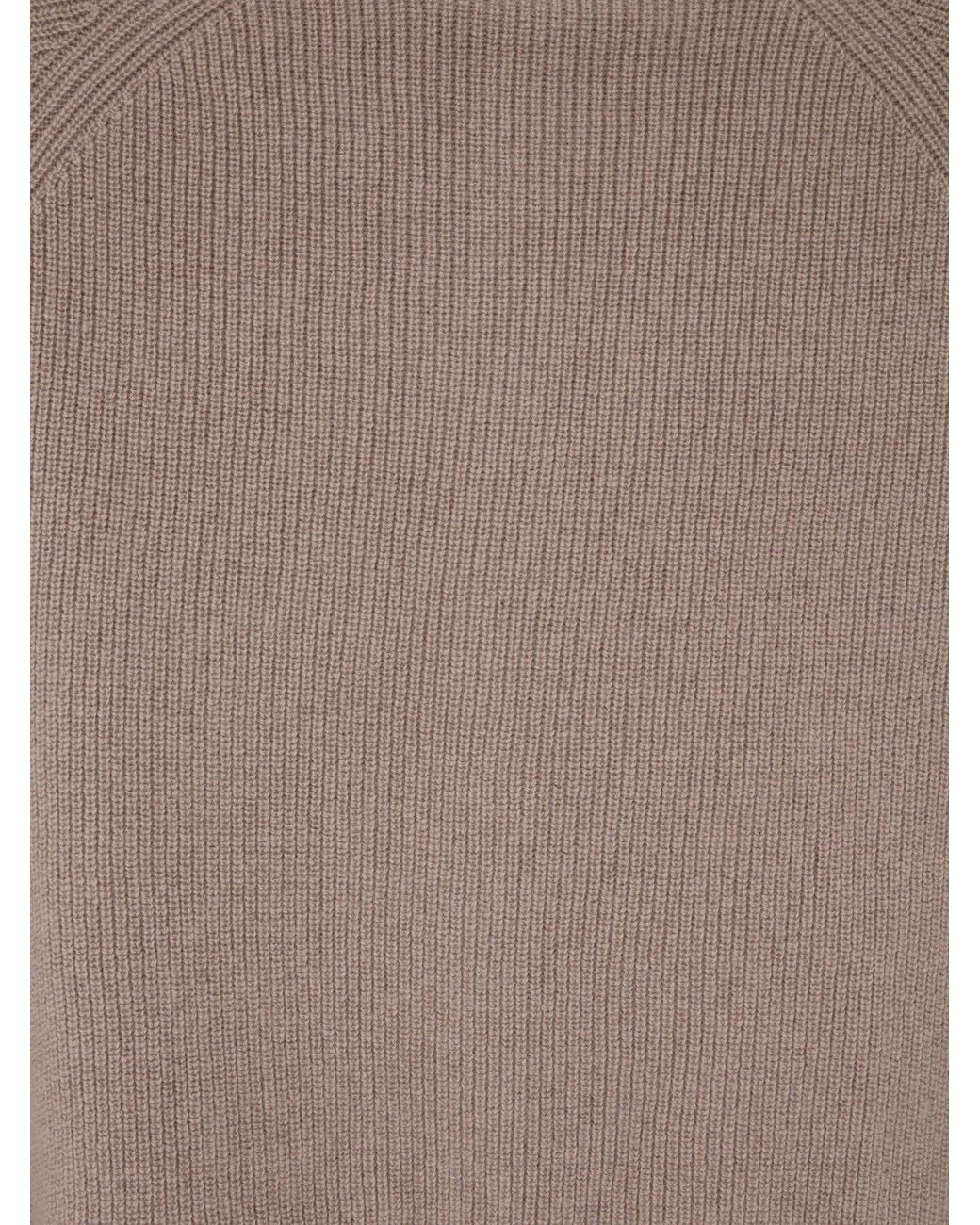 Bramani Cashmere Natural Cashmere Zip-Up Cardigan for men