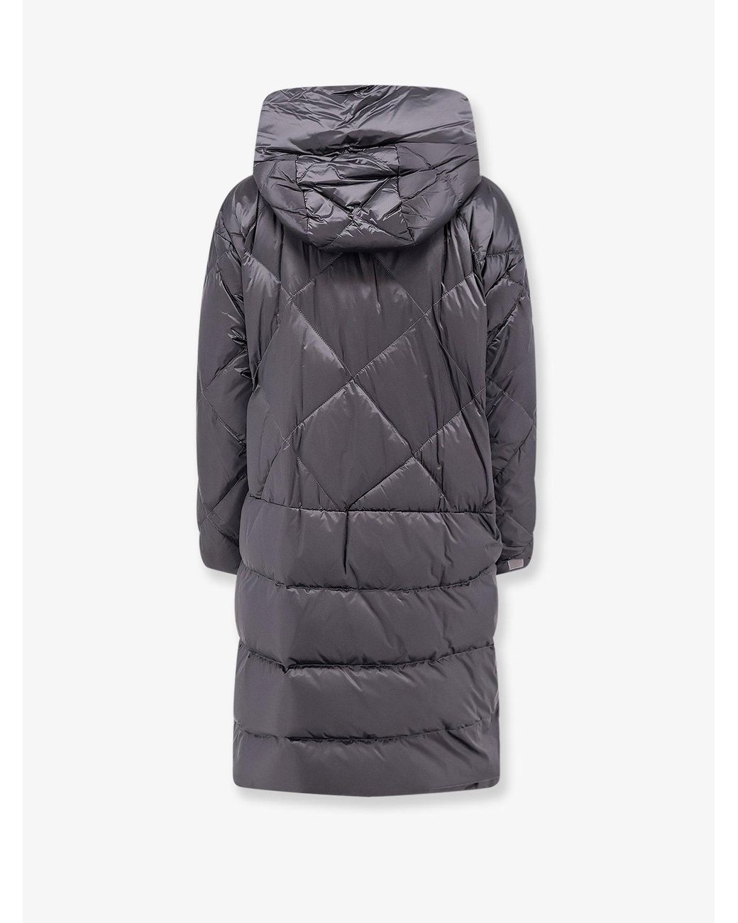 Max Mara Gray Mtctrefe The Cube Long Down Jacket