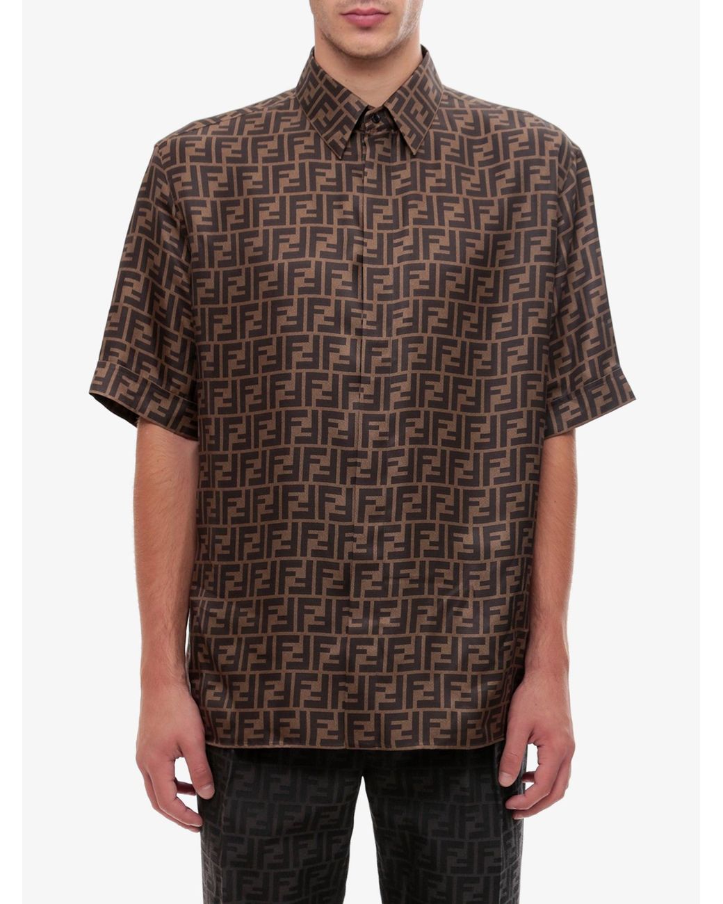 Fendi button shop up mens