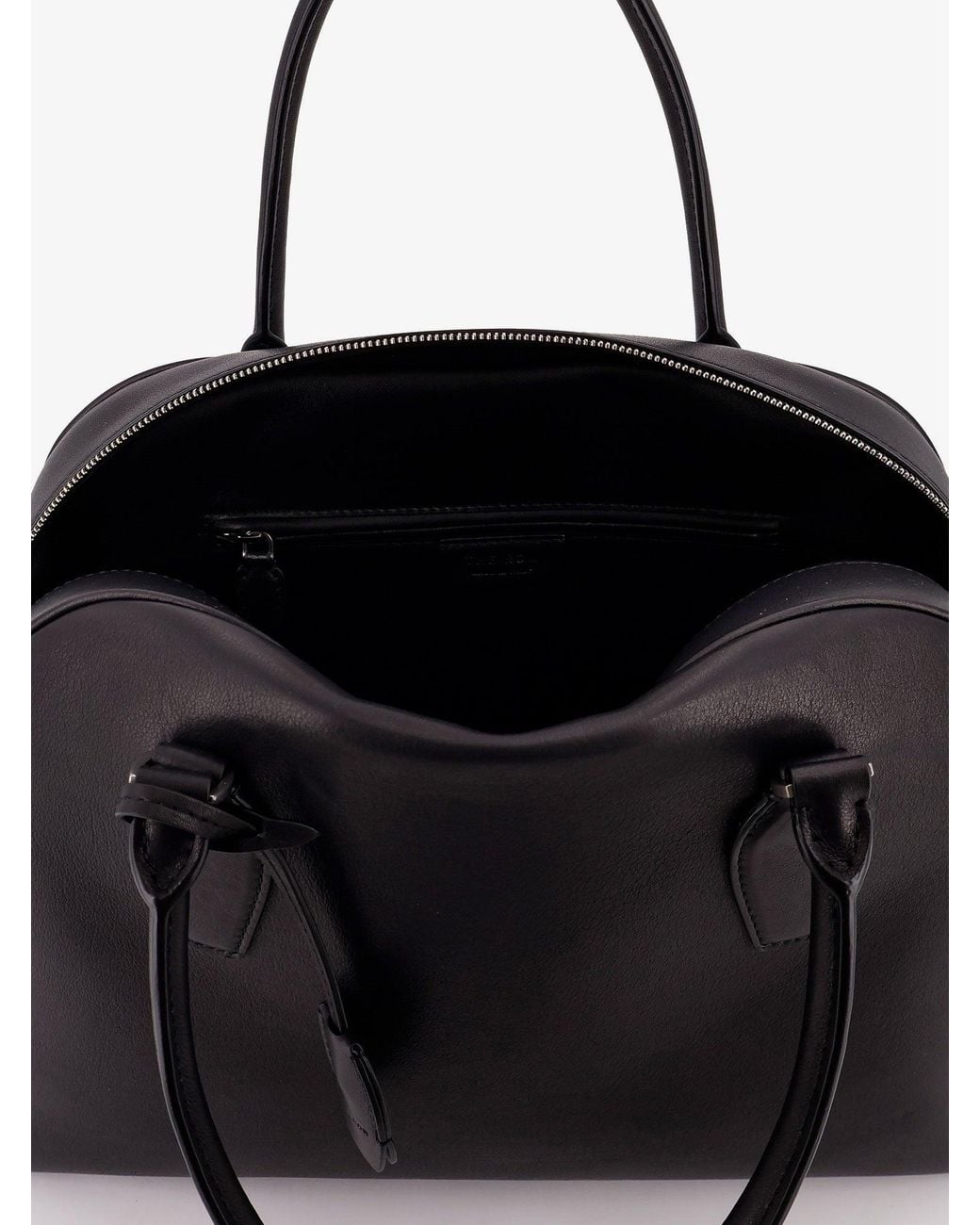 The Row Black India 12.00 Leather Handbag