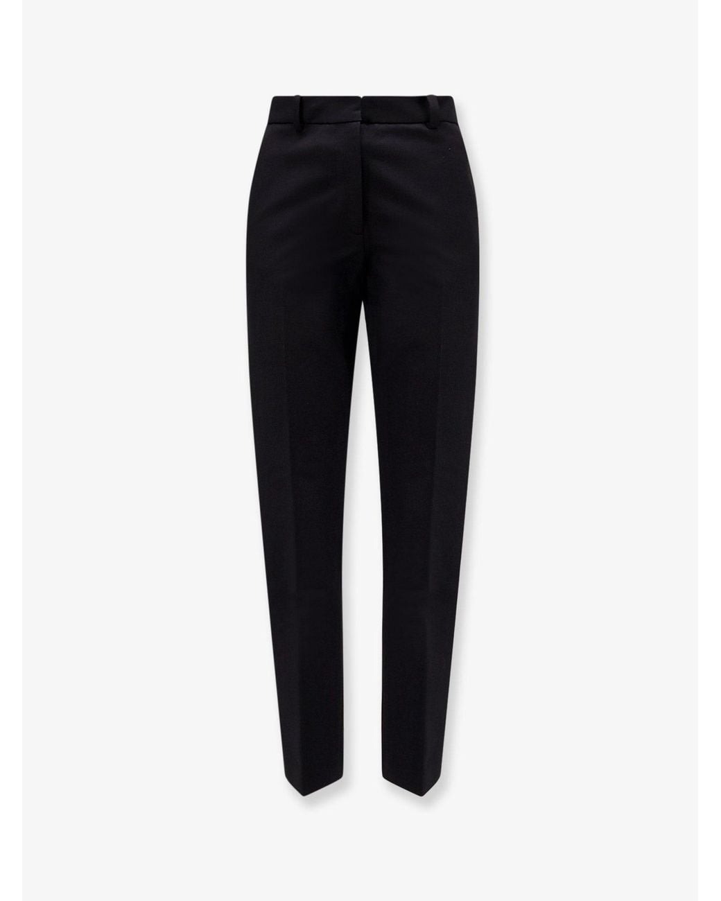 Joseph Black Stretch Viscose And Cotton Trousers