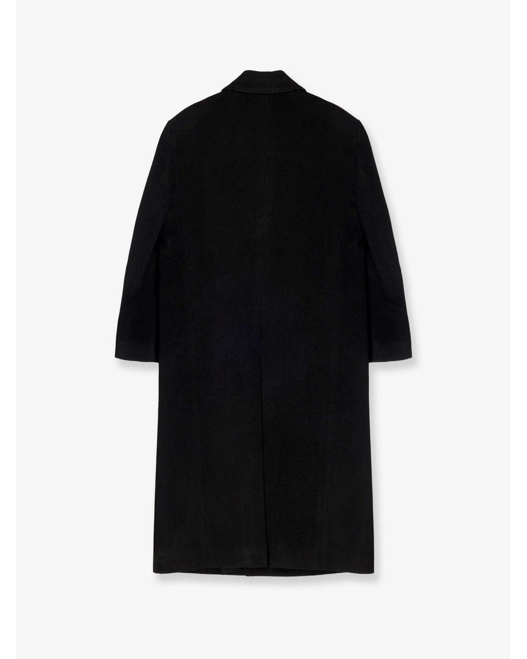 DUNST Black Wool And Cashmere Blend Coat