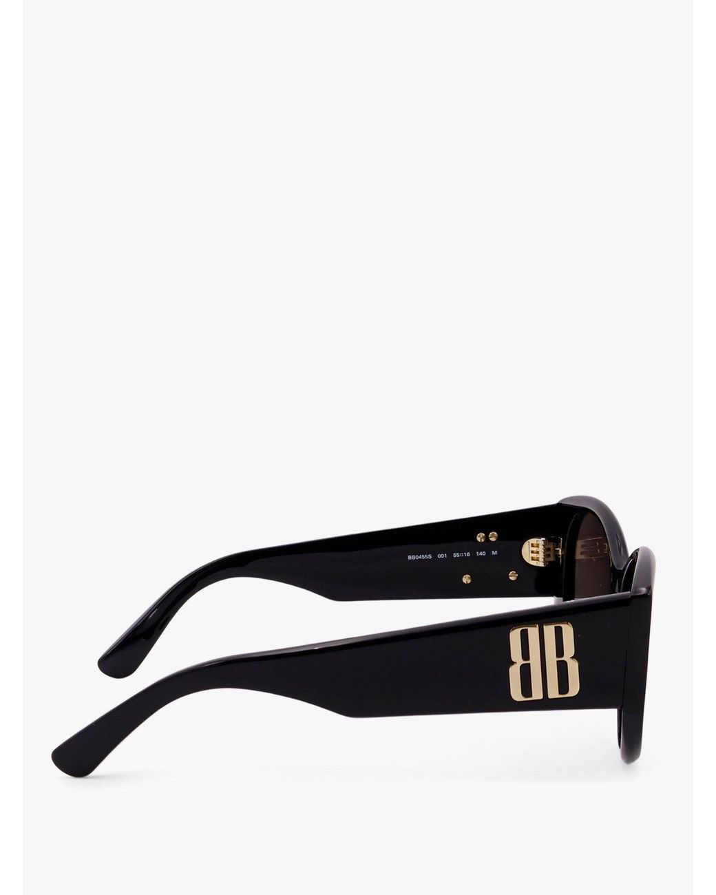 Balenciaga Black Acetate Sunglasses