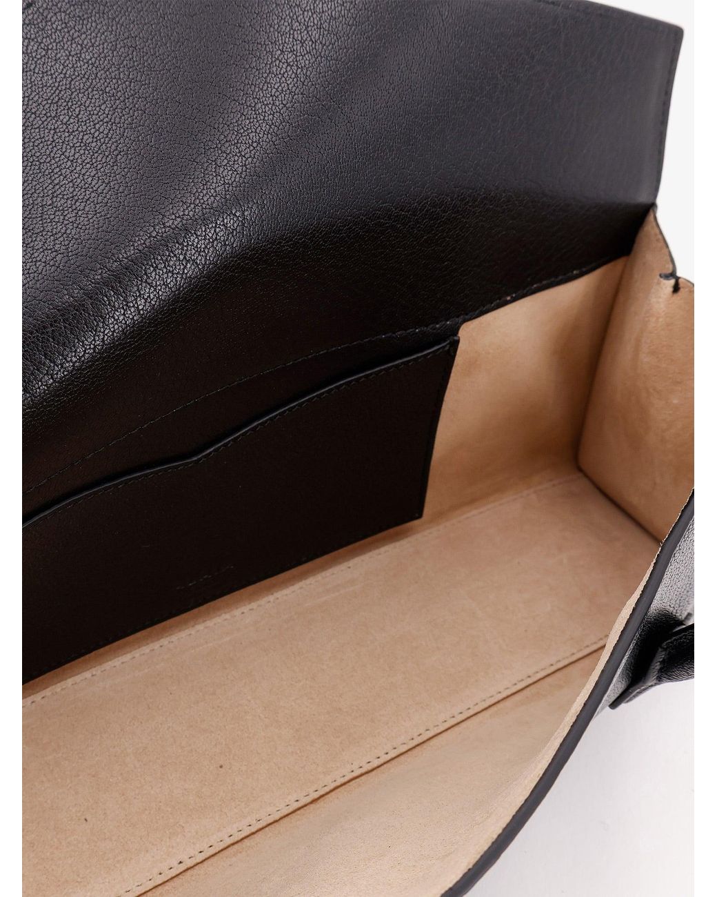 Alaïa Black Le Teckel Flap Leather Handbag