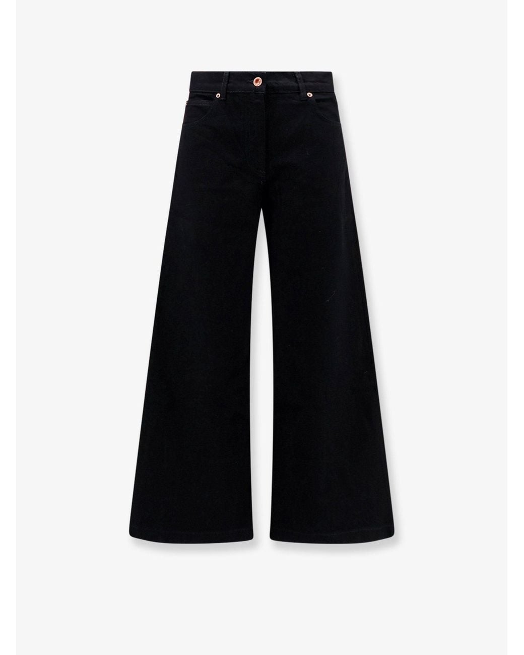 Aspesi Black Cotton Trousers
