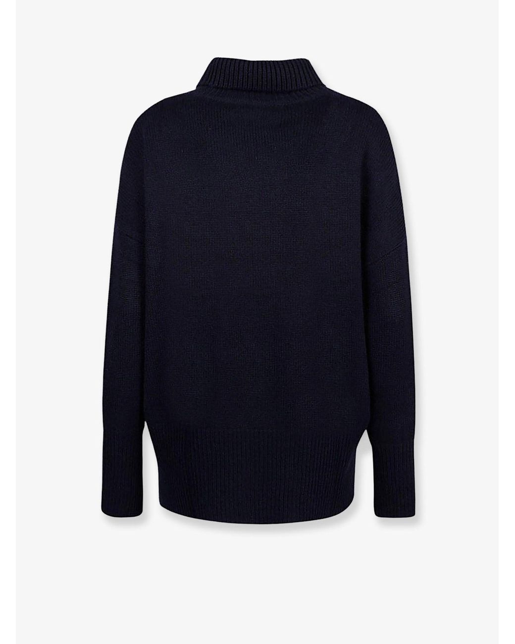 Lisa Yang Blue Heidi Cashmere Turtleneck