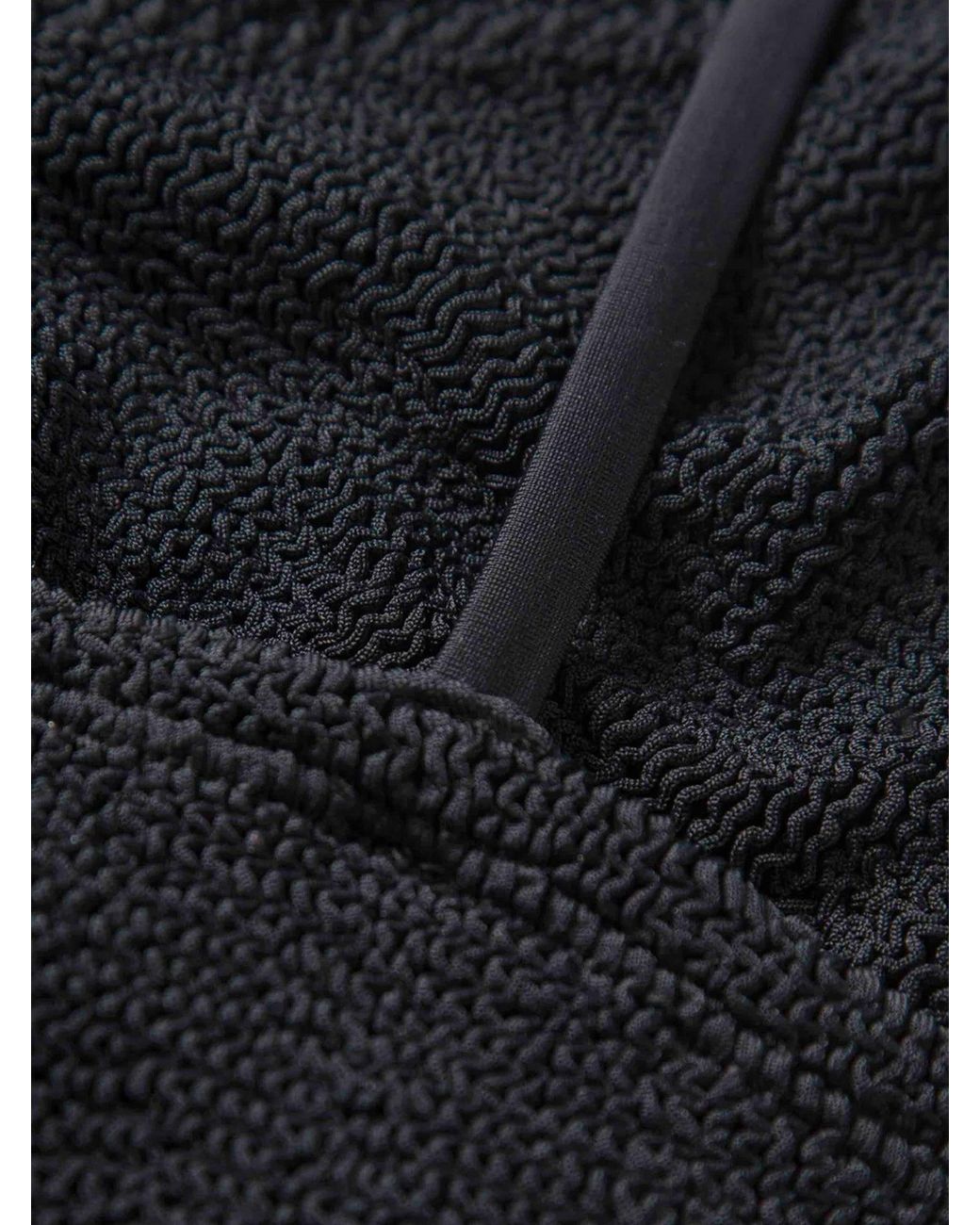 Hunza G Black The Original Crinkle Bikini