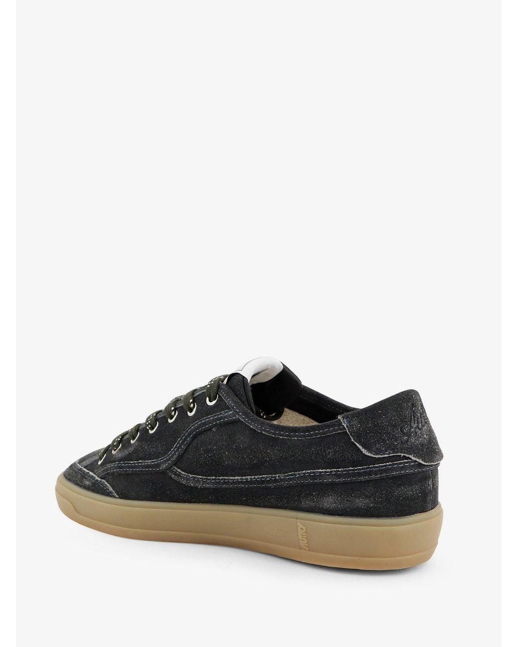 Autry Black Winscape Suede Sneakers With Logo for men