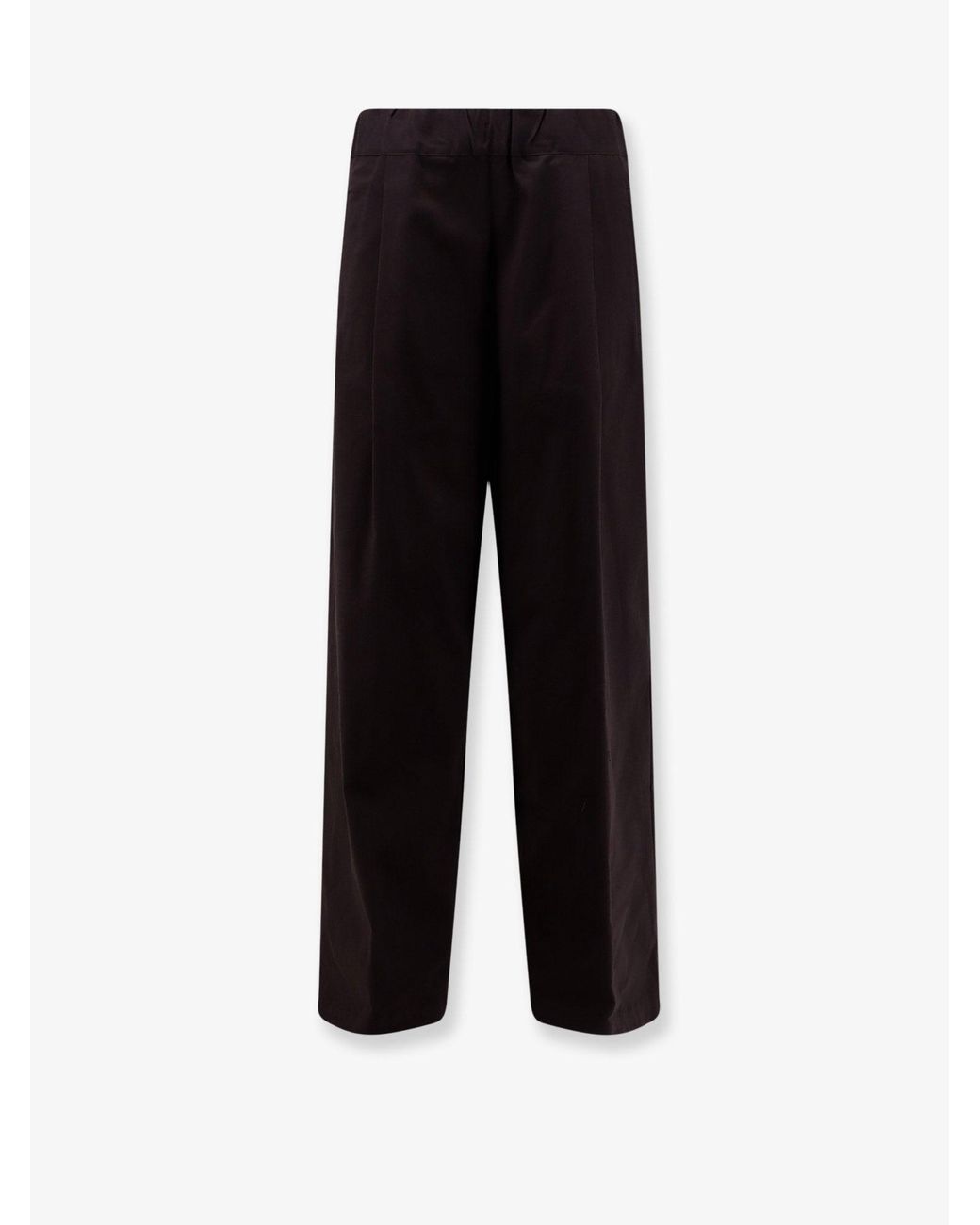 Semicouture Black Stretch Cotton Trousers