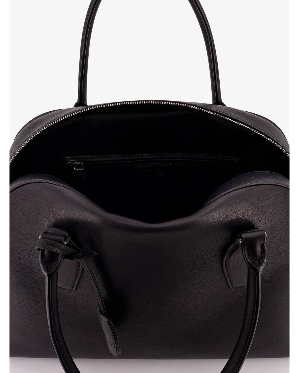 The Row Black India 12.00 Leather Handbag
