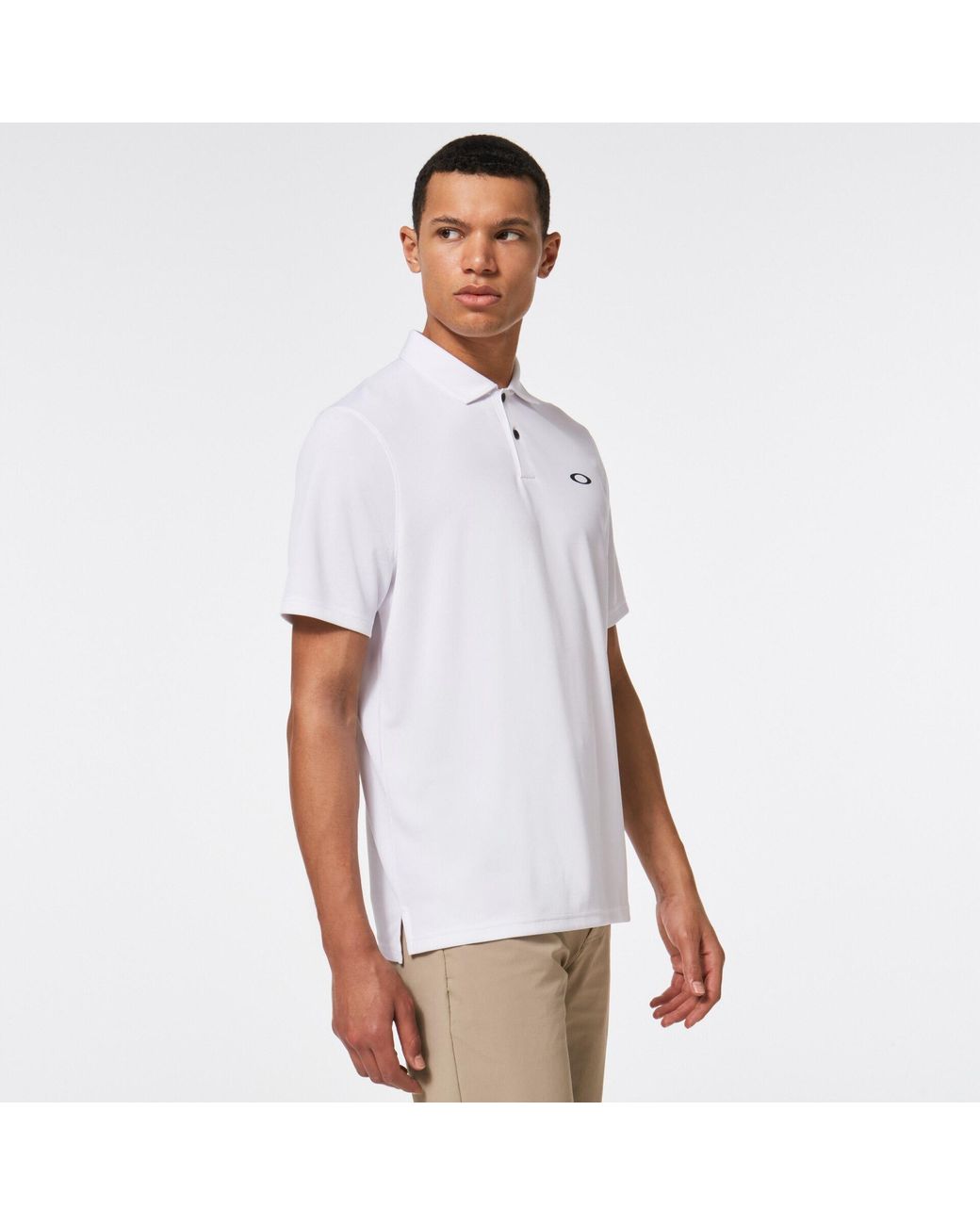 Oakley White Icon Tn Protect Rc Polo for men