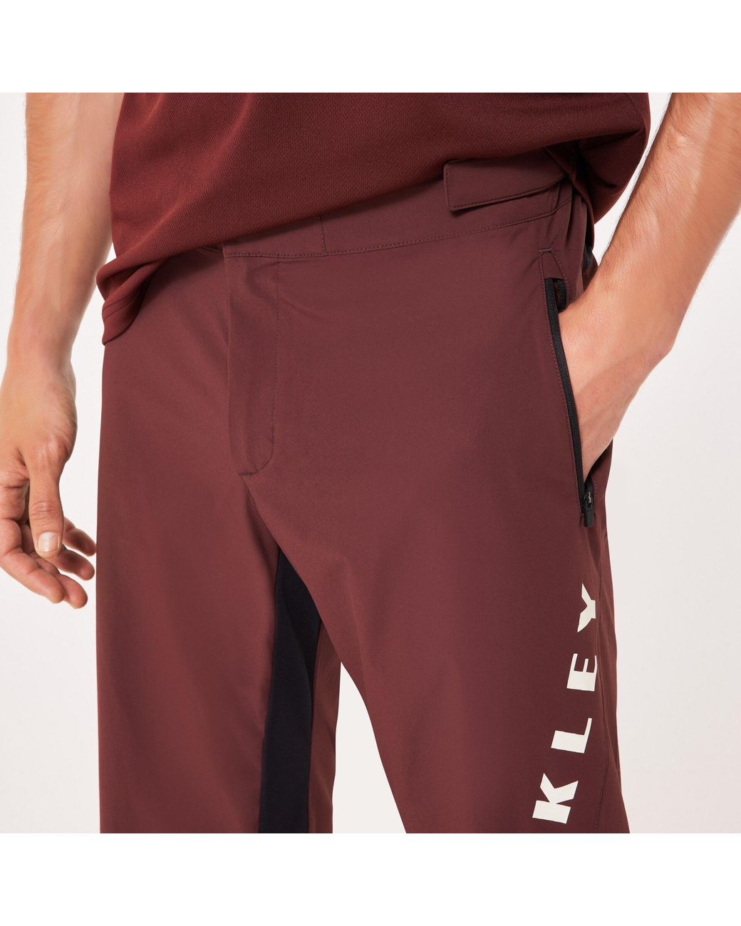 Oakley Red Free Ride Short - Color: Grenache for men