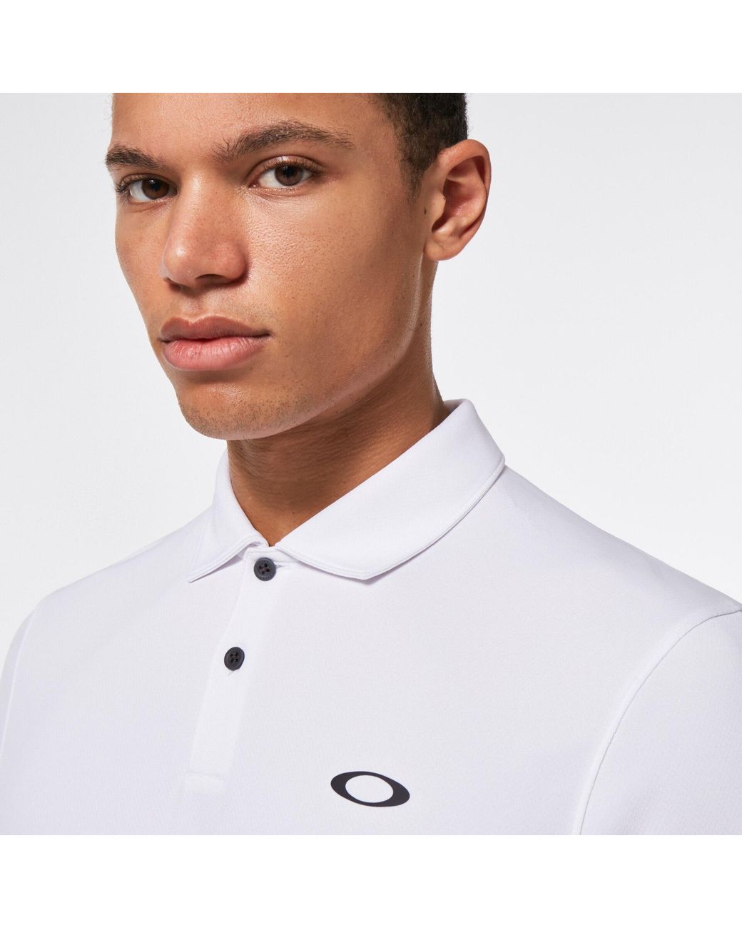 Oakley White Icon Tn Protect Rc Polo for men