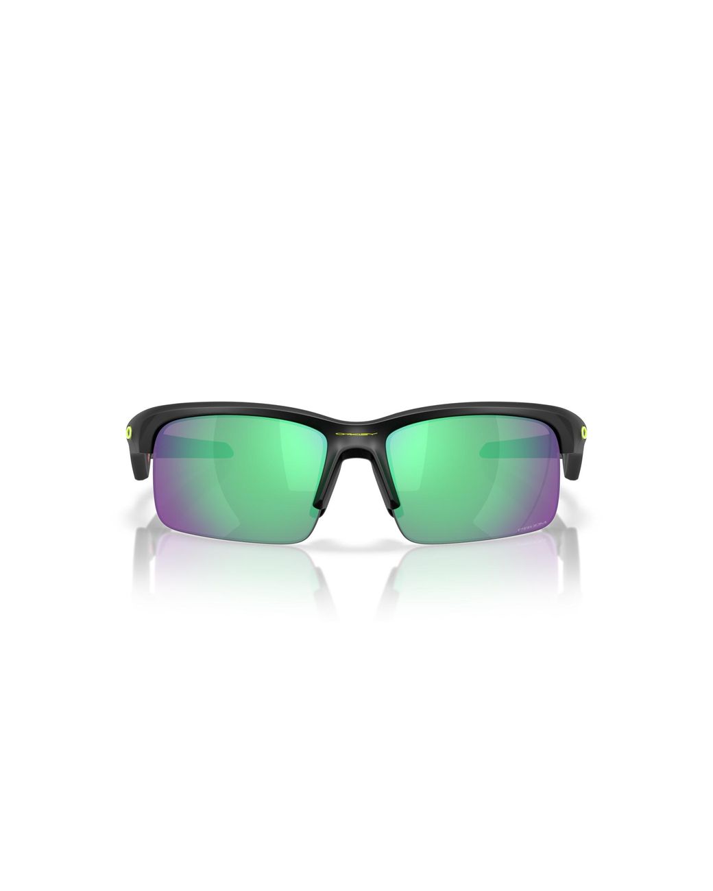 Oakley Green Capacitor (youth Fit) Court Collection Sunglasses - Color: Black for men