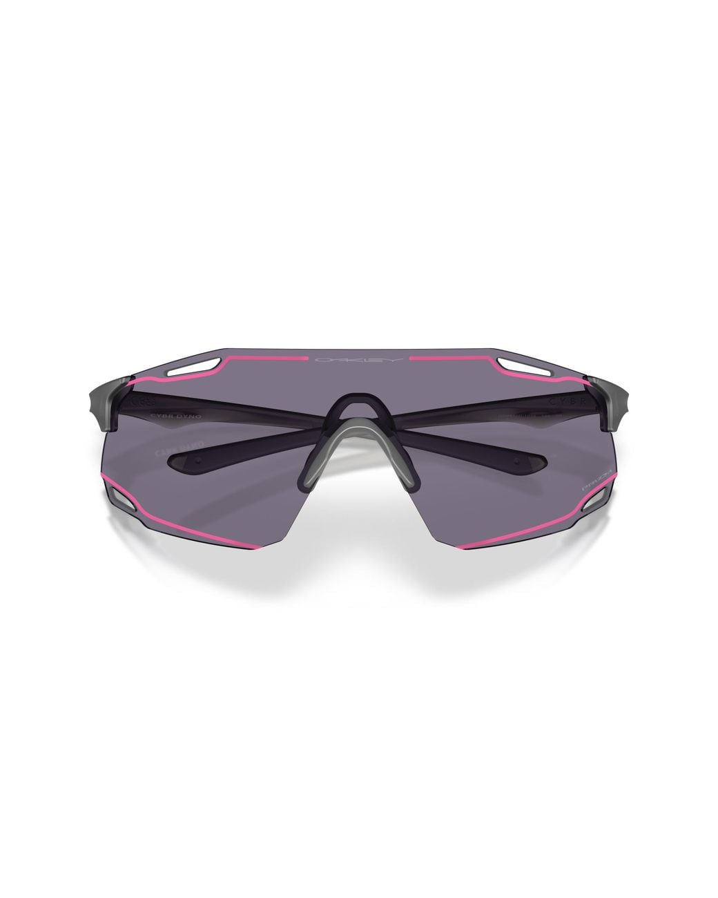 Oakley Black Cybr Dyno Sunglasses - Color: Grey