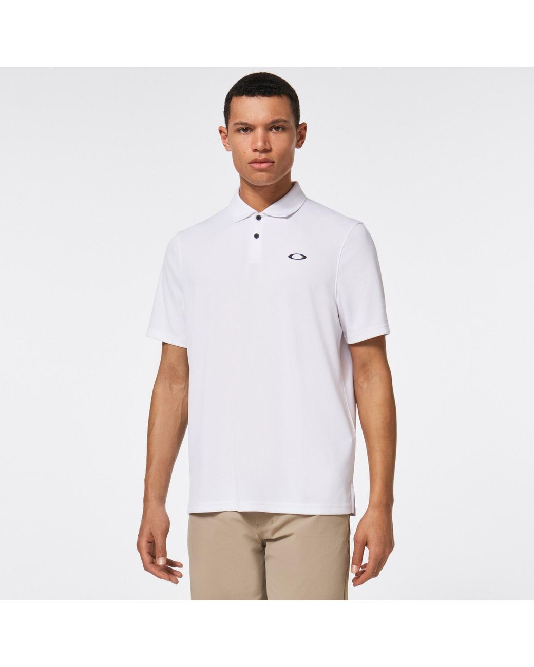 Oakley White Icon Tn Protect Rc Polo for men