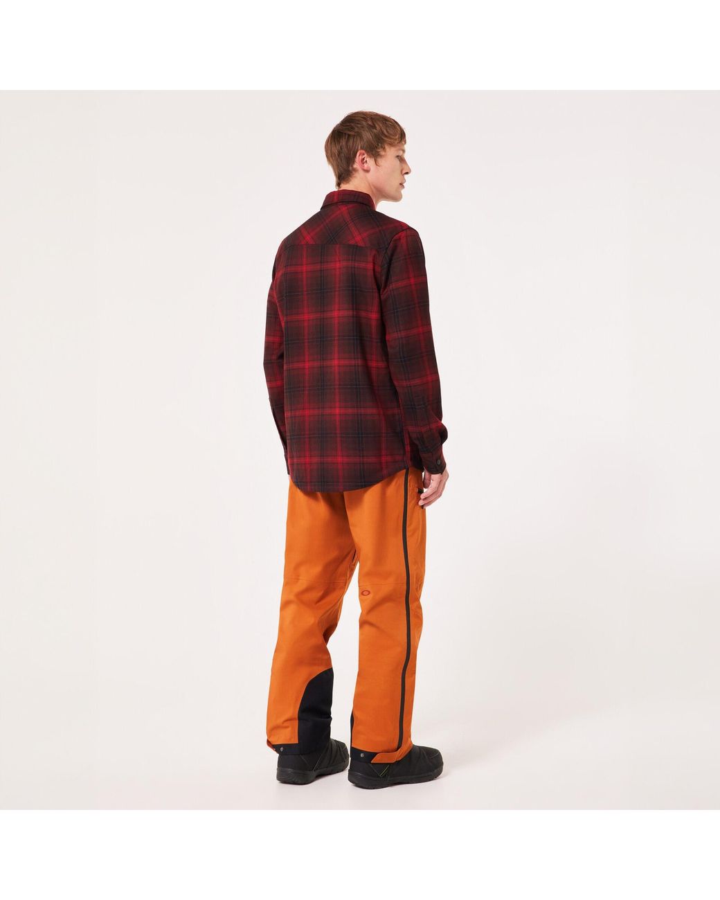 Oakley Red Butter Flannel Shirt - Color: Black for men