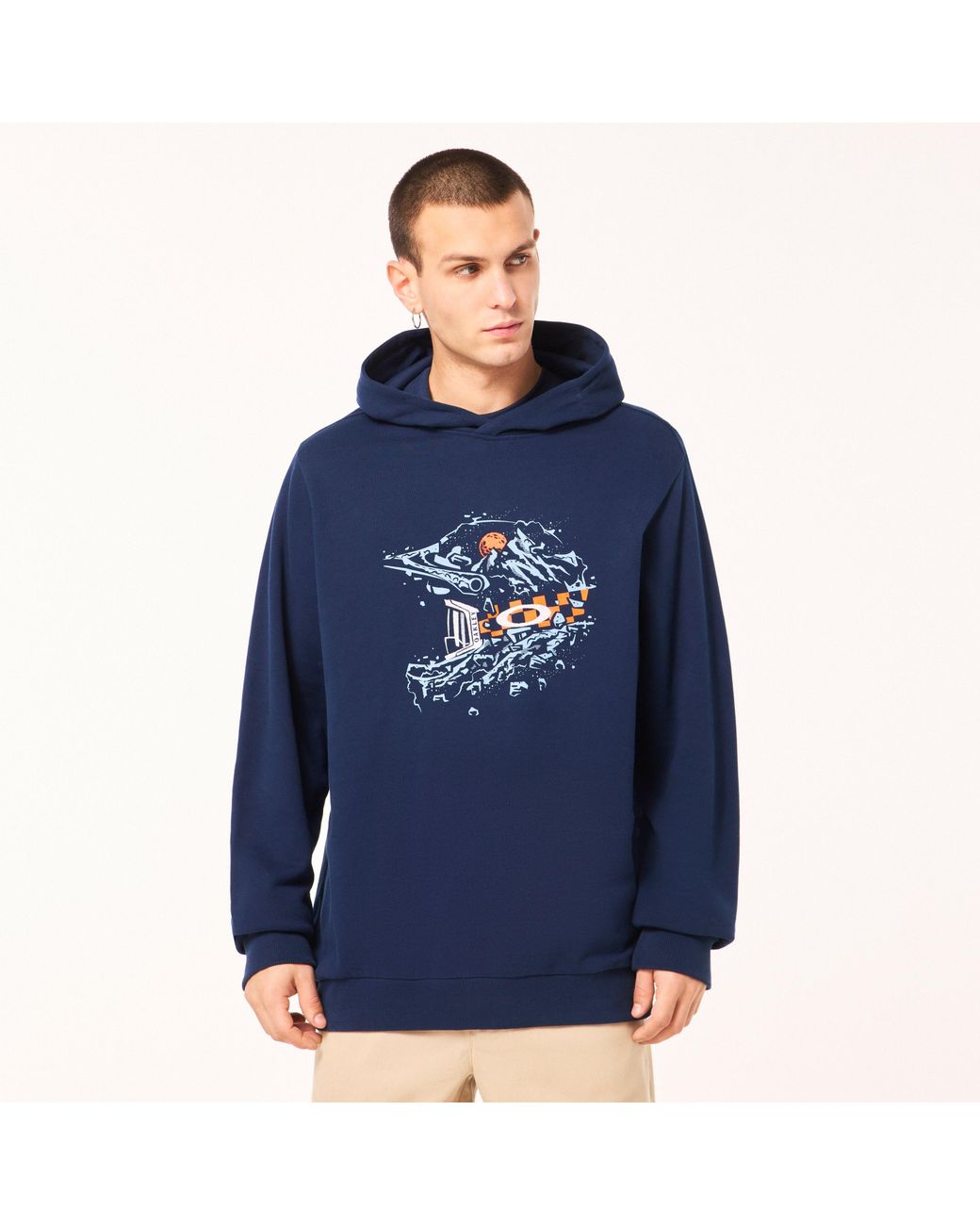 Oakley Finish Line Hoodie in Blue for Men Lyst UK