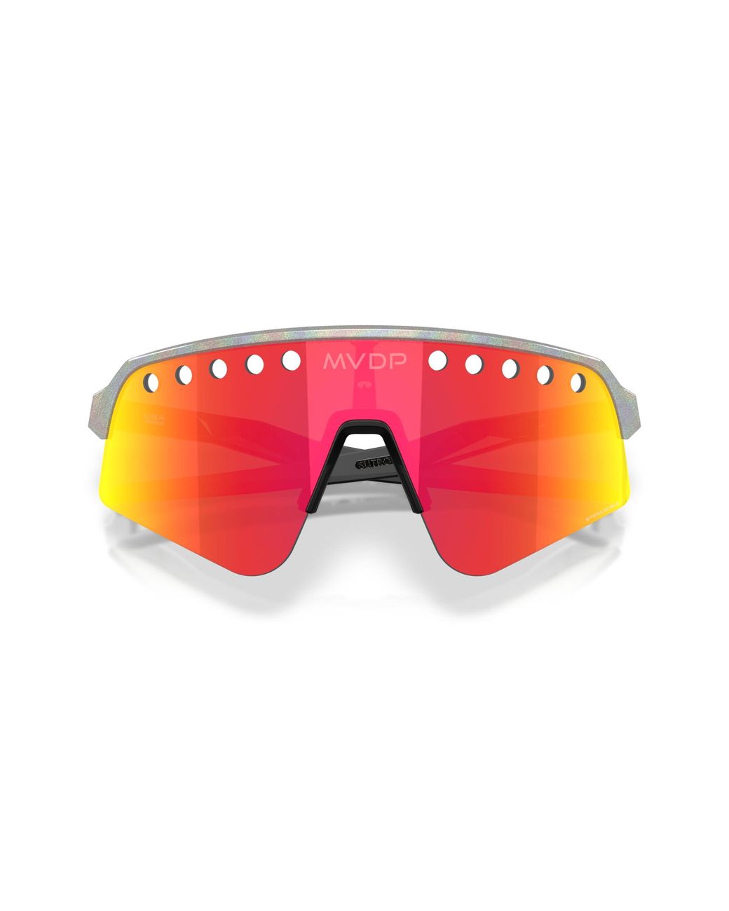 Oakley Red Mathieu Van Der Poel Signature Series Sutro Lite Sweep Sunglasses - Color: Space Dust for men