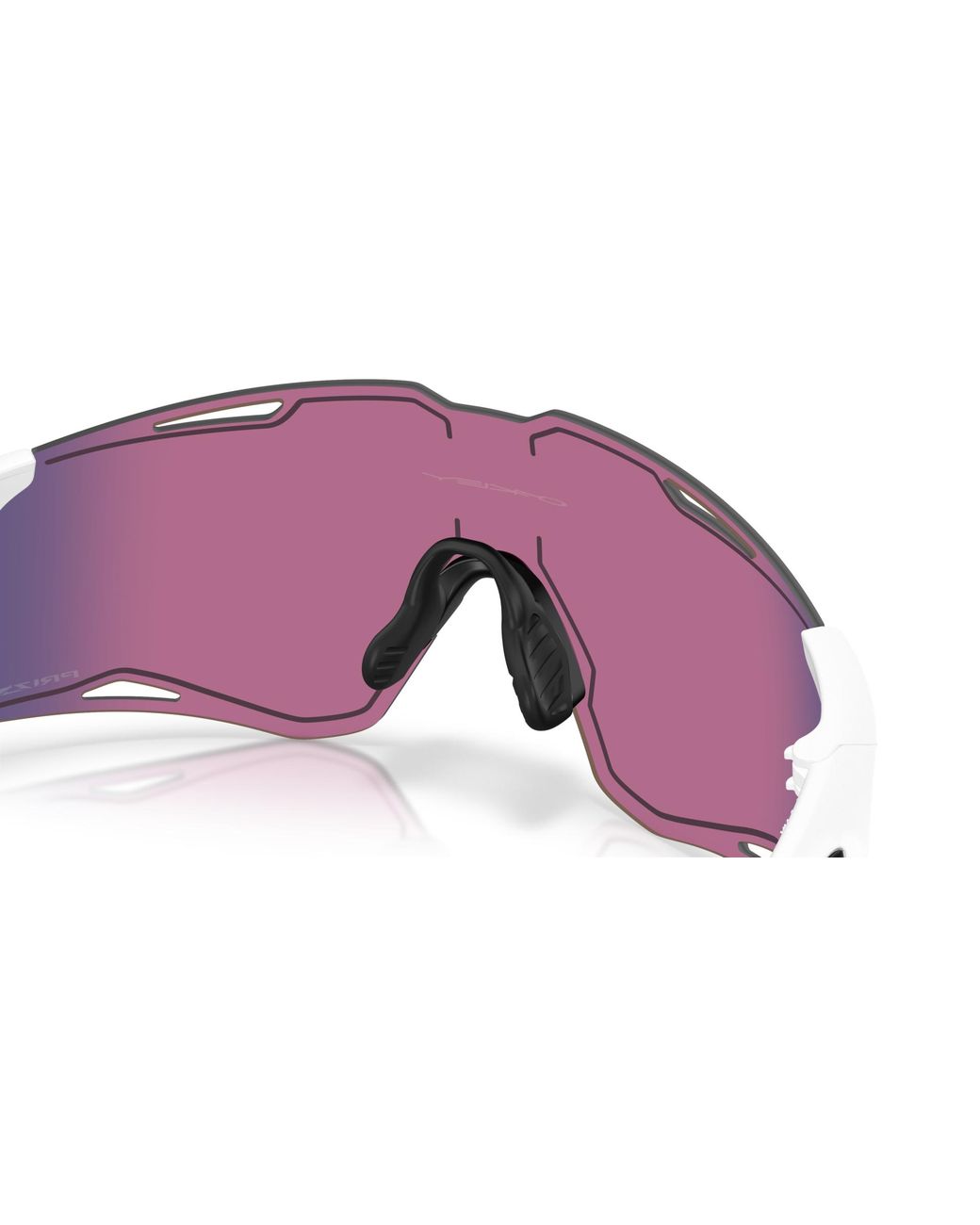 Oakley Black Cybr Lightning Sunglasses - Color: White