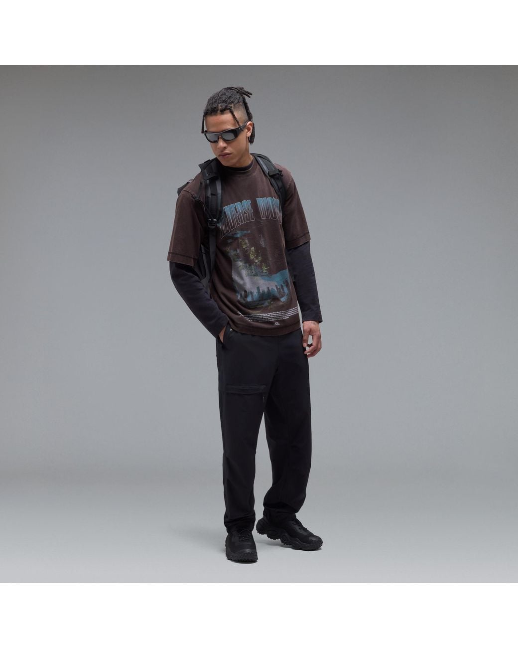 Oakley Black Reverse World Tee for men