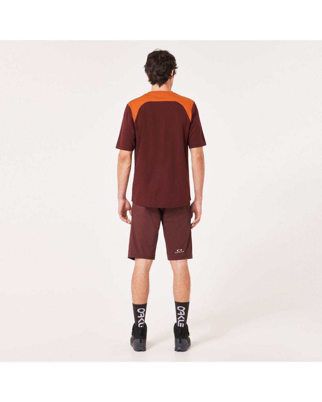 Oakley Red Free Ride Short - Color: Grenache for men