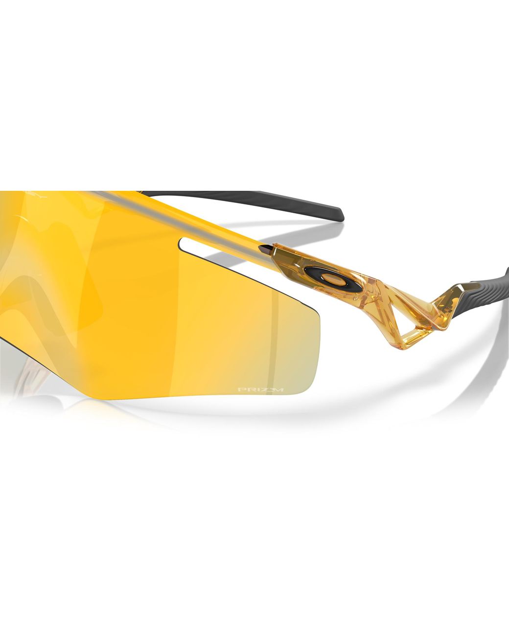 Oakley Black Qntm Katotm Sunglasses - Color: Transparent Light Curry