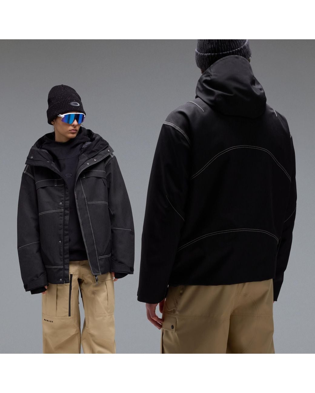 Oakley Black Bravo Cargo Shell Pant for men