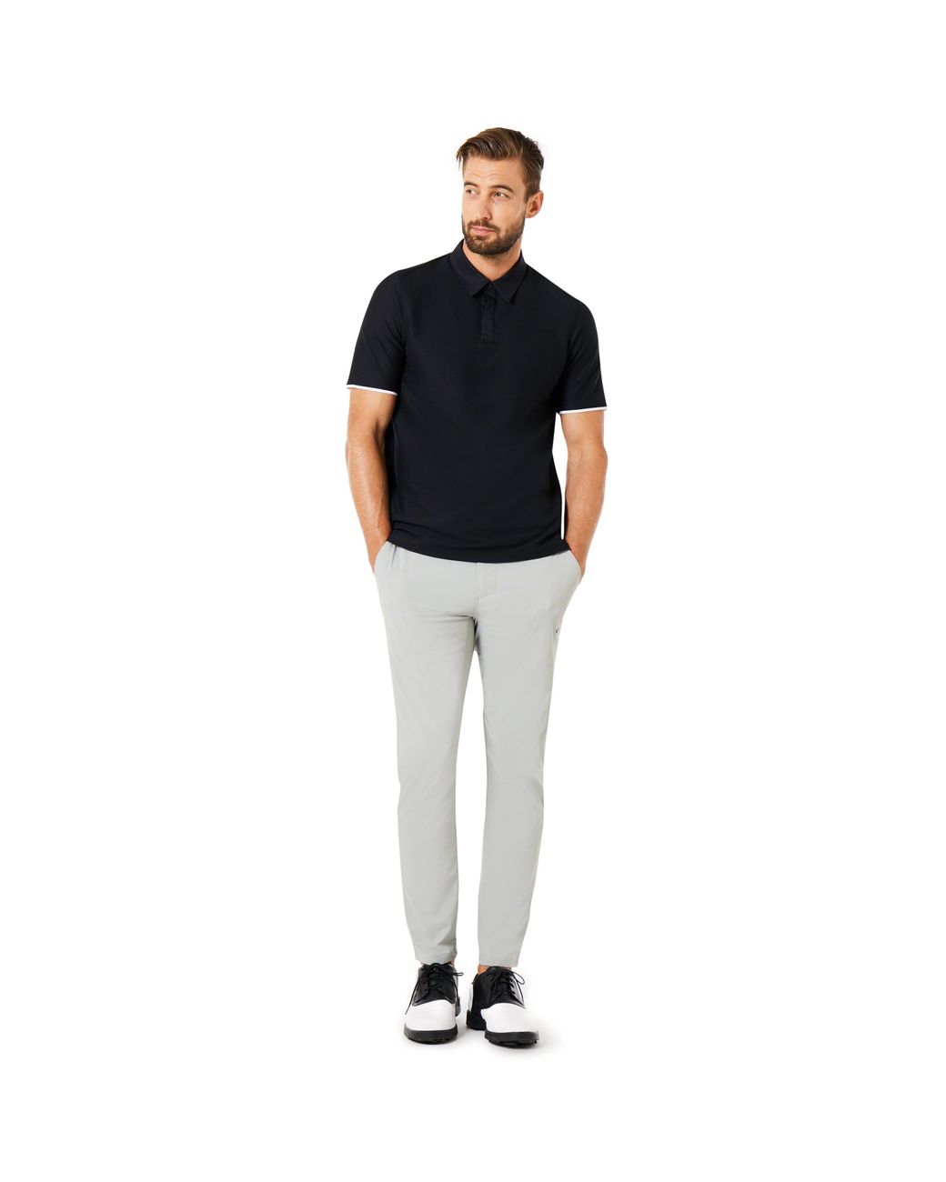 Oakley Tapered Golf Pants in Stone Gray 