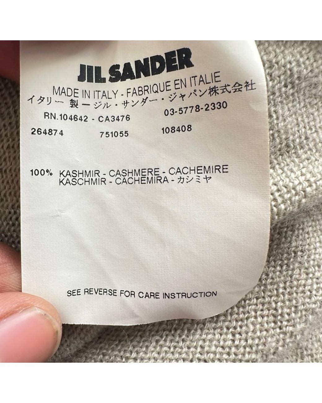 Jil Sander Green Preloved Knitted Open Long Cardigan