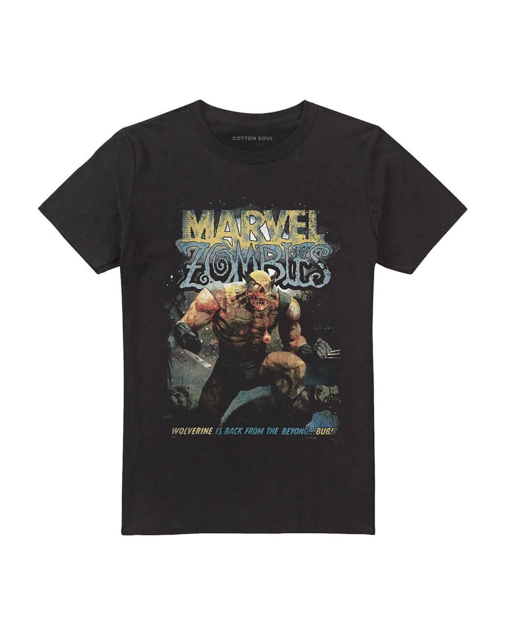 Marvel Black Zombies Undead Wolverine Cover T-Shirt