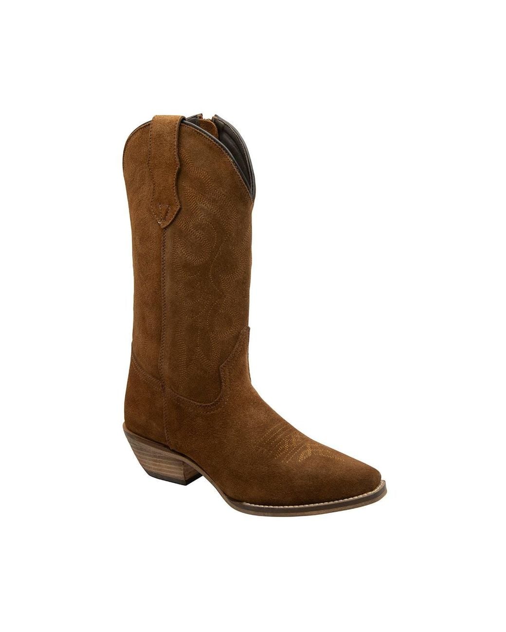 Ravel Brown Rust Suede 'Taylor' Cowboy Boots