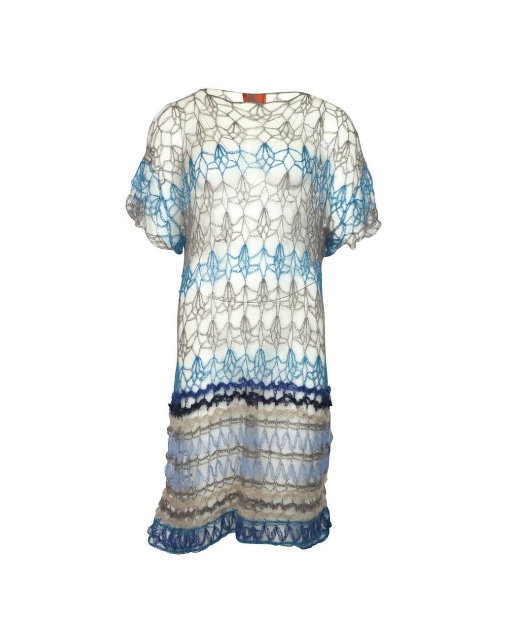 Missoni Blue Preloved Knitted Beach Dress
