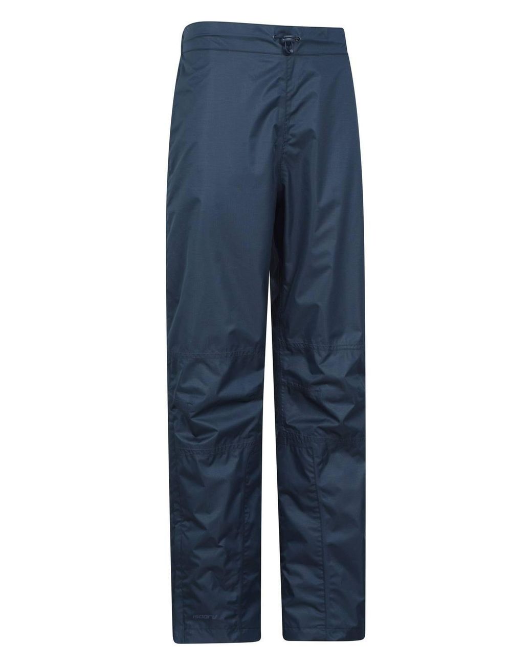 Mountain Warehouse Blue Waterproof Over Trousers Zipped Breathable
