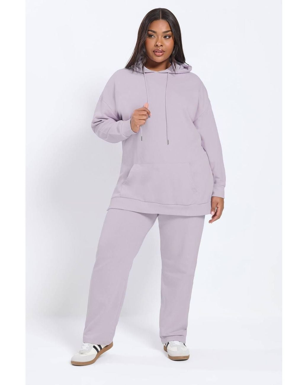 Yours Purple Pocket Front Hoodie