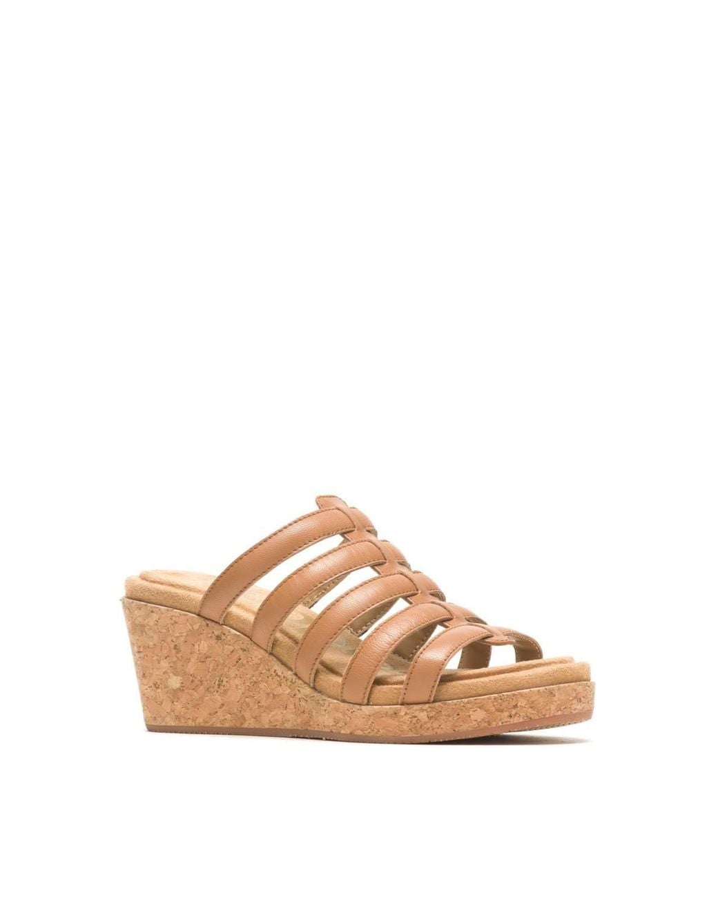 Hush Puppies Brown Willow Slide
