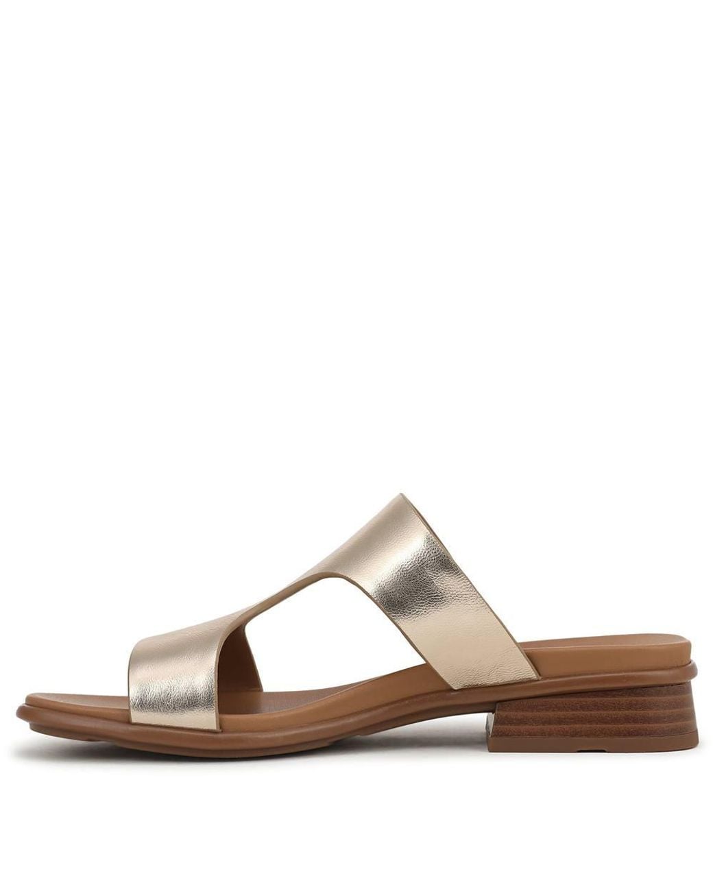 Naturalizer Brown Beach Slide Sandals