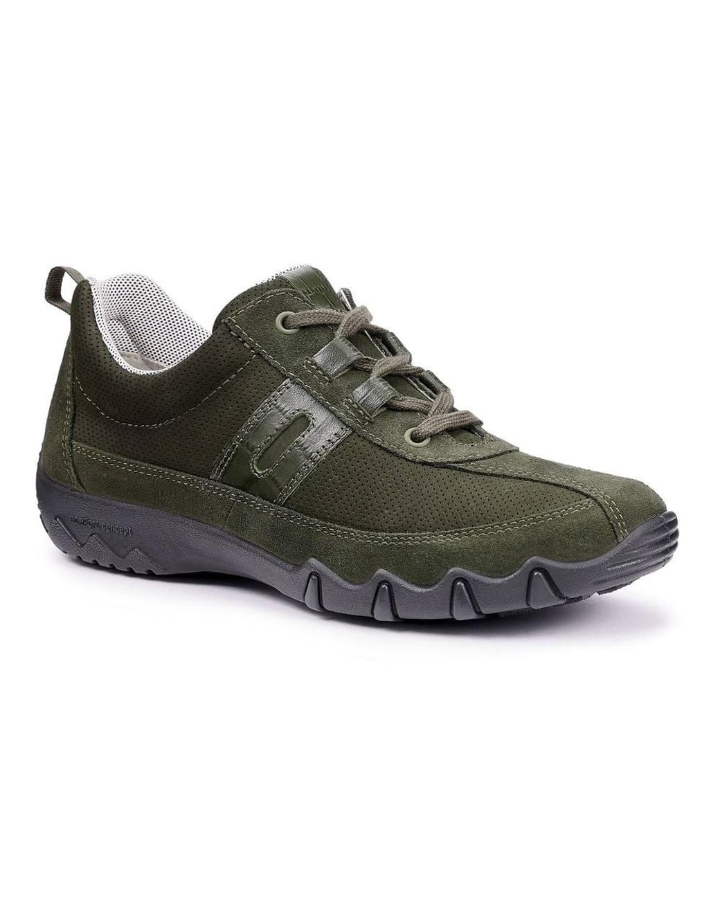 Hotter Green Extra Wide 'Leanne Ii' Trainers